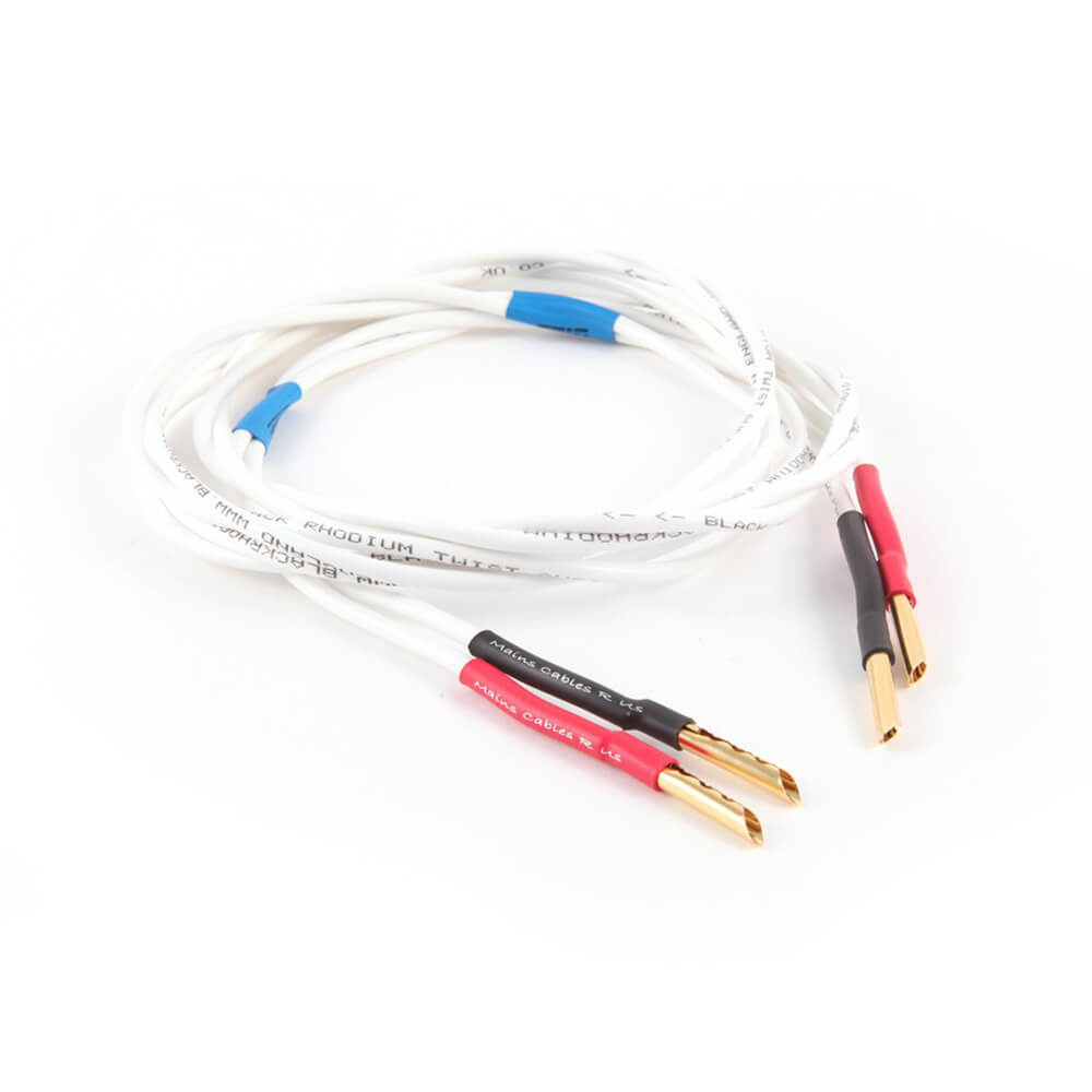 black rhodium twist speaker cable from mains cables r us