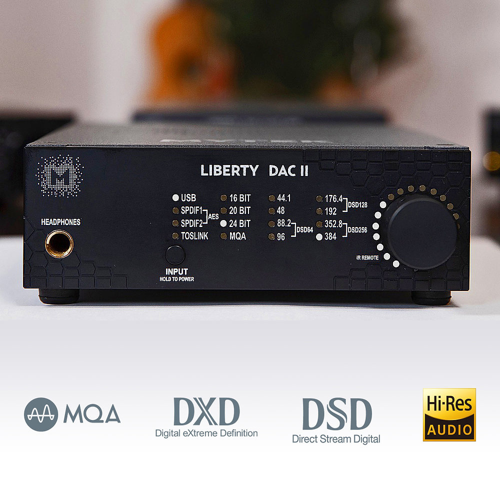 Mytek Liberty DAC II - MQA Certified Dac and Headphone Amplifier - MCRU