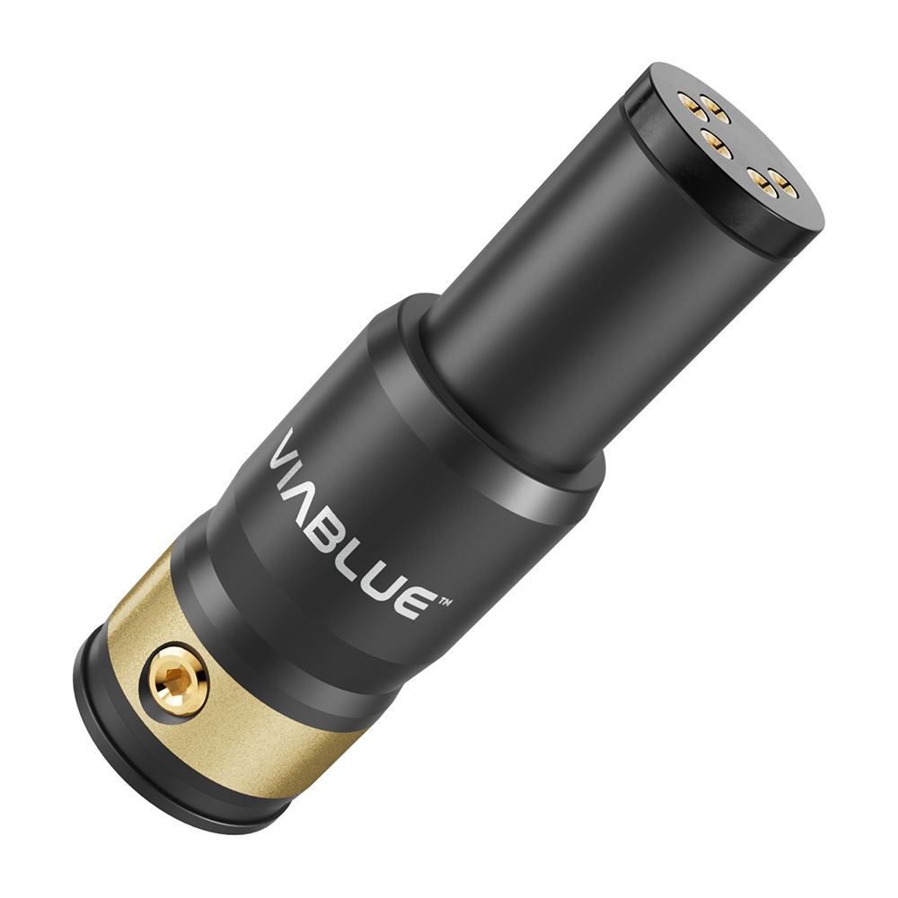 Viablue-Din-Connector Viablue 5 Pin Gold Plated Mini Din Connector for Tonearm Cables - Image 1