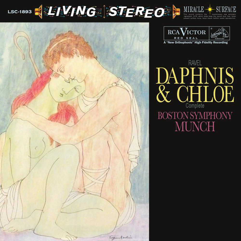 Charles-Munch,-Boston-Symphony-Orchestra---Ravel-Daphnis-And-Chloe Charles Munch, Boston Symphony Orchestra - Ravel: Daphnis And Chloe ( RCA Living Stereo 45 RPM Series) Analogue Productions 180 Gram 45RPM Double Vinyl LP - Image 1