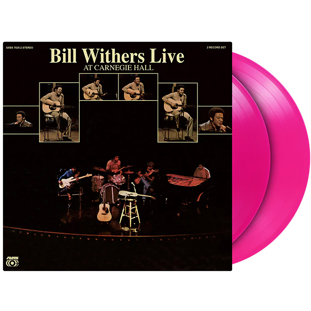 Bill-Withers---Live-At-Carnegie-Hall-(2LP-Coloured-Vinyl) Bill Withers – Live At Carnegie Hall (2LP Coloured Vinyl) 180 Gram Vinyl LP - Image 1
