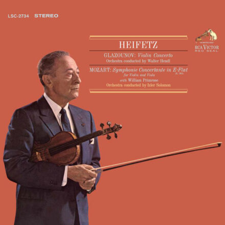 Jascha Heifetz - Glazounov: Violin Concerto / Mozart: Symphonie Concertante in E-Flat - Analogue Productions (RCA Living Stereo) - 45RPM 180G 2 Disc Vinyl LP